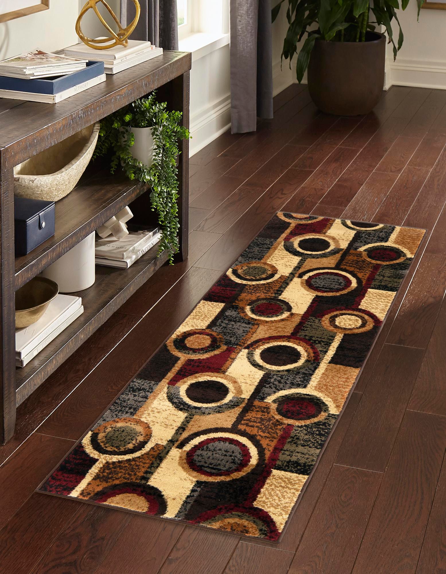 Multicolor 2' x 8' Cafe Runner Rug | Rugs.com