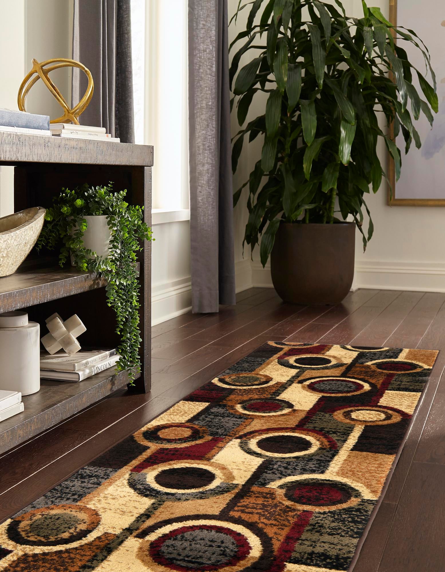 Multicolor 2' x 8' Cafe Runner Rug | Rugs.com