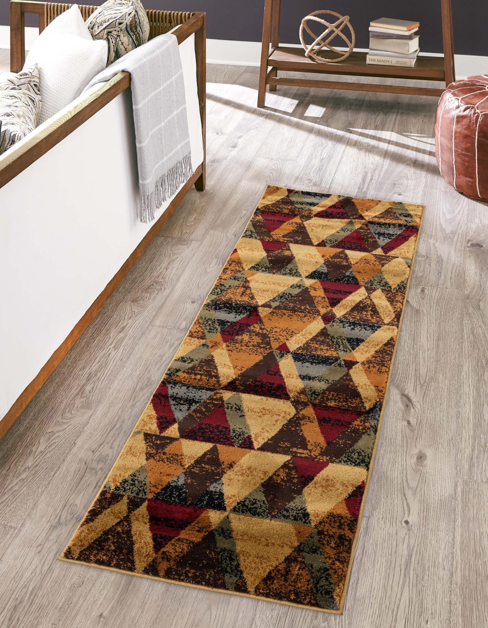 Multicolor 2' x 8' Cafe Runner Rug | Rugs.com