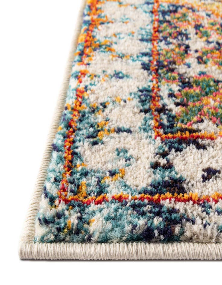 Detail image of  2' 7 x 10'  Washable Carnevale Runner Rug