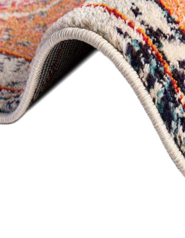 Detail image of  2' 7 x 10'  Washable Carnevale Runner Rug