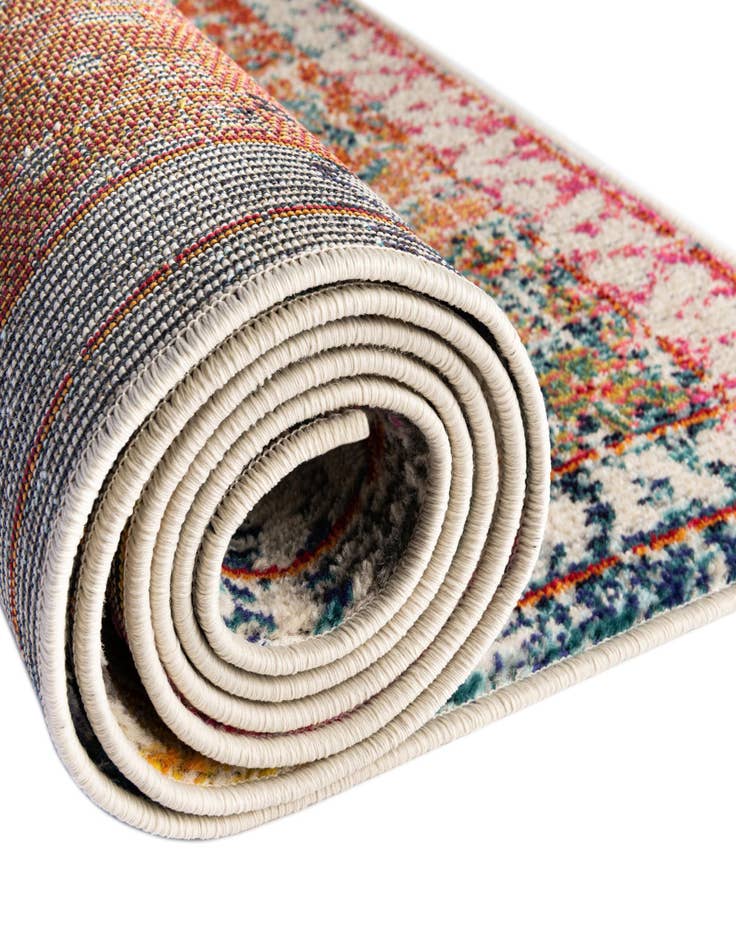 Detail image of  2' 7 x 10'  Washable Carnevale Runner Rug