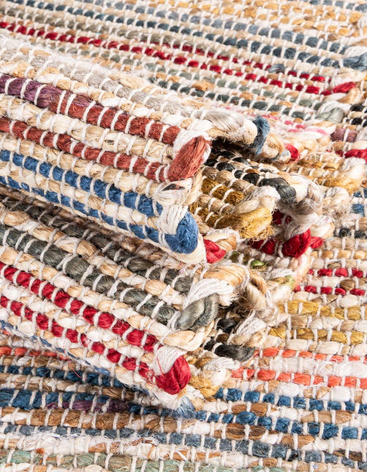 Detail image of  2' x 8'  Hand Woven Chunky Jute Runner Rug