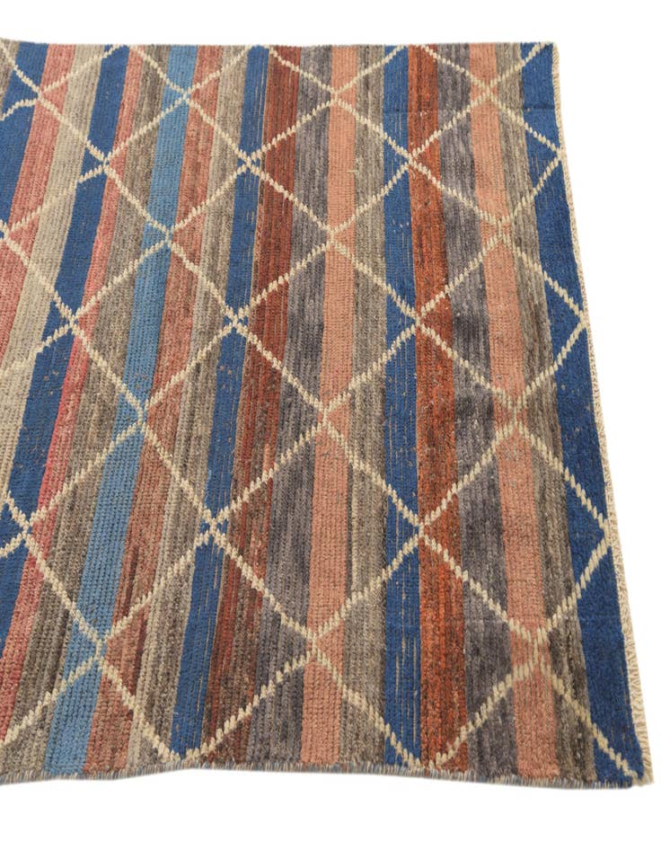 Detail image of  4' 2 x 12' 3  Hand Knotted Darya Wool Runner Rug