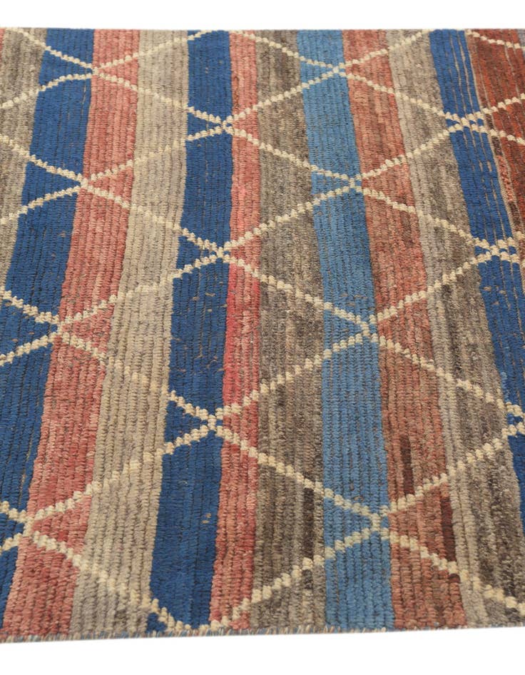 Detail image of  4' 2 x 12' 3  Hand Knotted Darya Wool Runner Rug