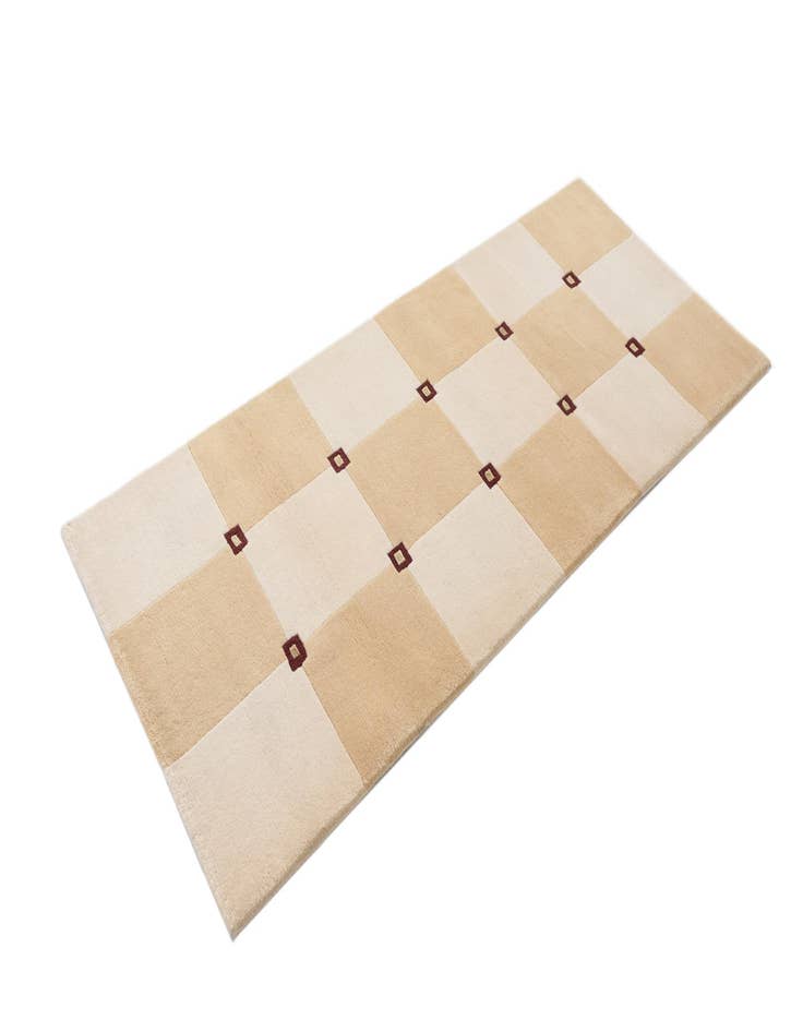 Detail image of  2' 8 x 6' 6  Hand Knotted Darya Wool Runner Rug