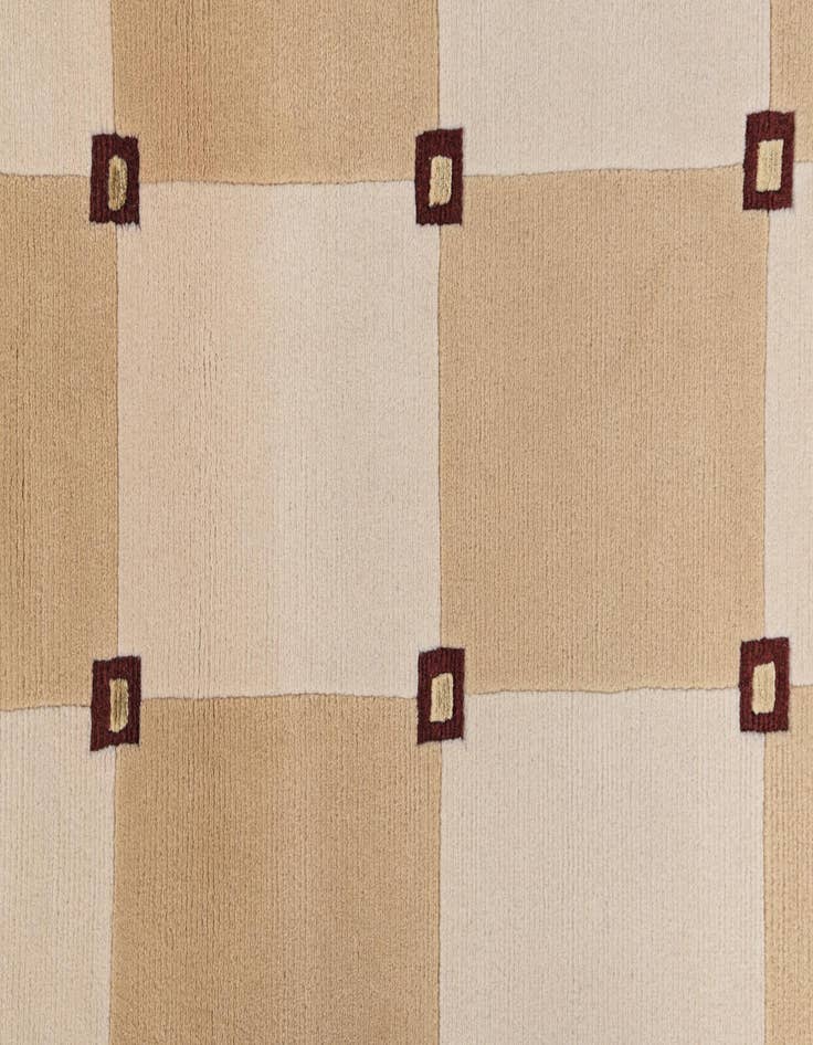 Detail image of  2' 8 x 6' 6  Hand Knotted Darya Wool Runner Rug