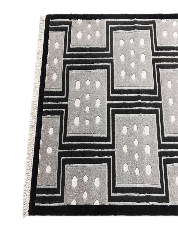 Detail image of  2' 7 x 10'  Hand Knotted Darya Wool Runner Rug