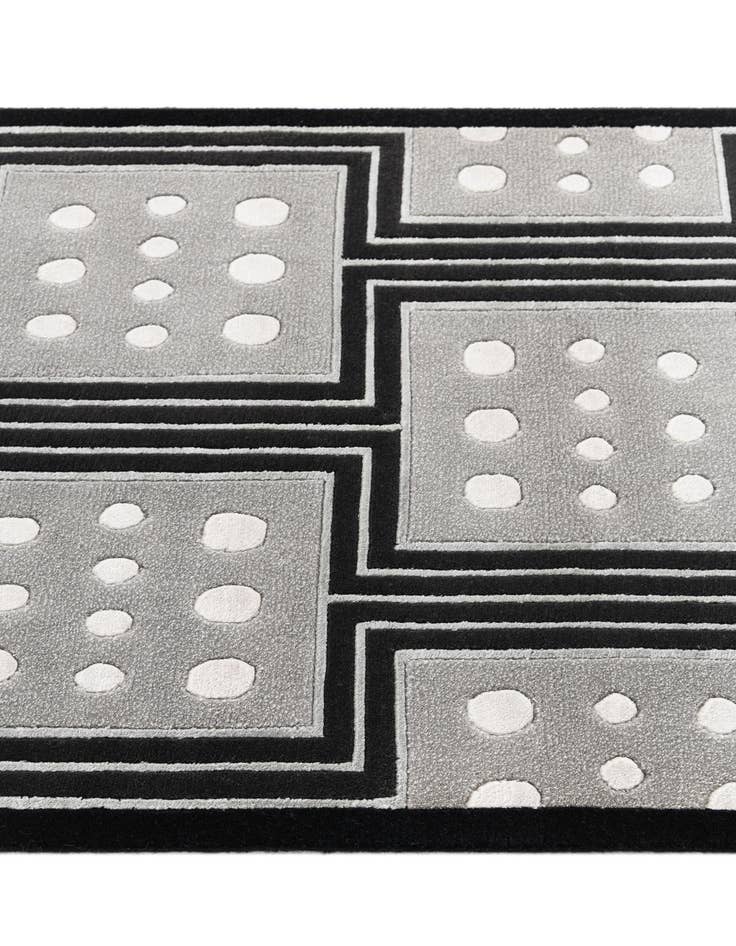 Detail image of  2' 7 x 10'  Hand Knotted Darya Wool Runner Rug