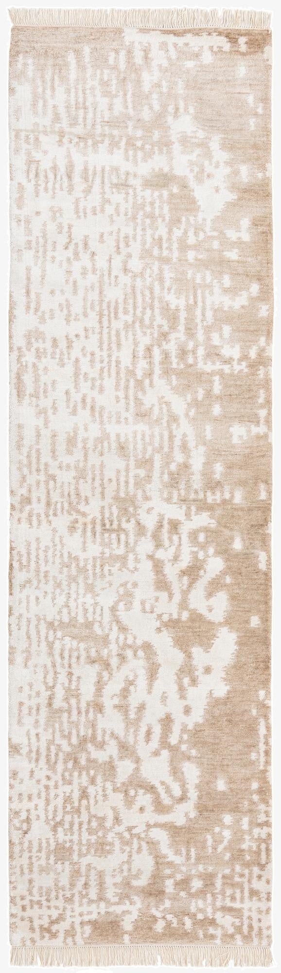  2' 9 x 9' 9  Hand Knotted Darya Wool Runner Rug