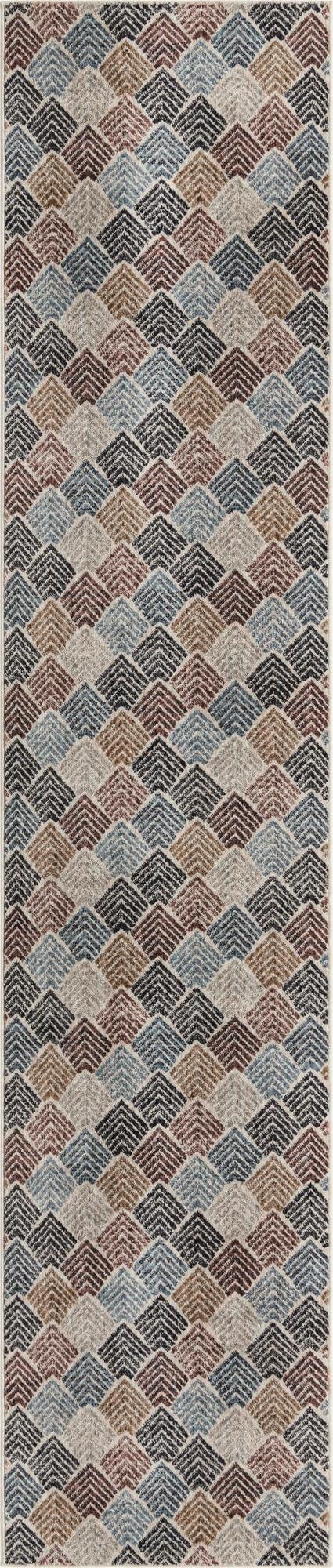  2' 7 x 12' Eco Trellis Runner Rug
