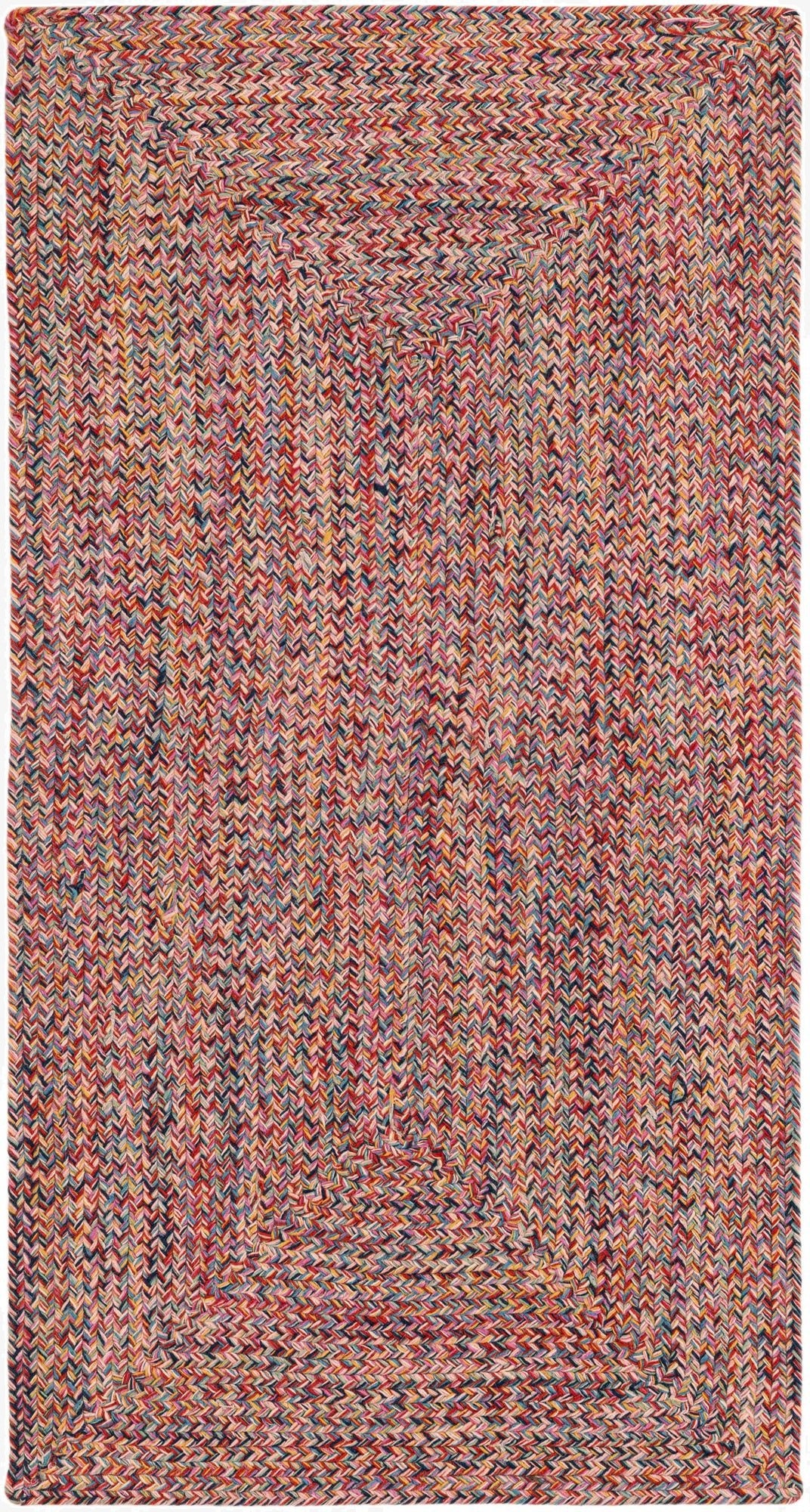  2' x 4' 1  Hand Woven Eco Verse   Washable Indoor / Outdoor Runner Rug