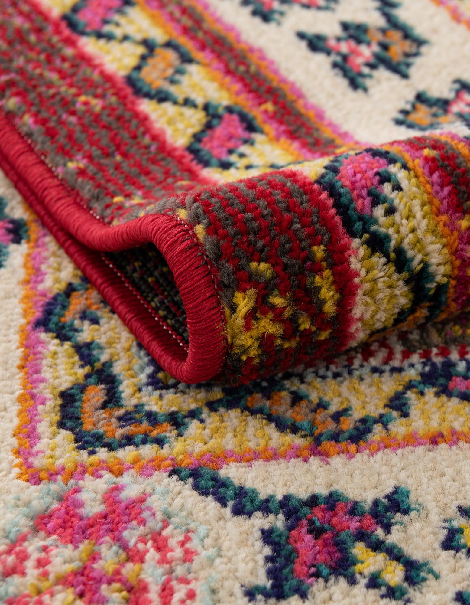 Multicolor 2' 7 x 10' Fleur Runner Rug | Rugs.com