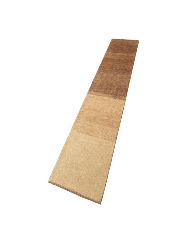 Detail image of  2' 8 x 10' 10  Hand Knotted Gabbeh Wool Runner Rug