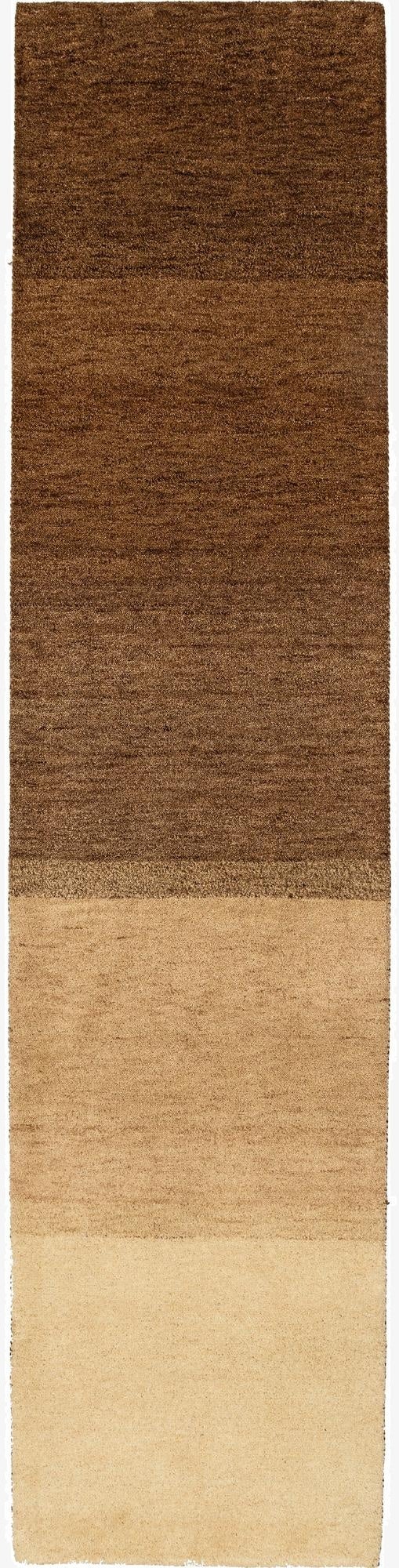  2' 8 x 10' 10  Hand Knotted Gabbeh Wool Runner Rug