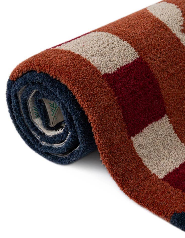 Detail image of  2' x 8' Handtufted Wool Runner Rug