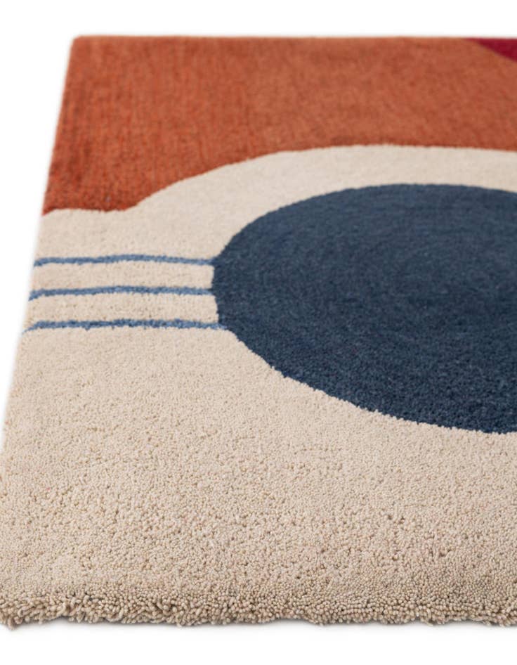 Detail image of  2' x 6' 1 Handtufted Wool Runner Rug