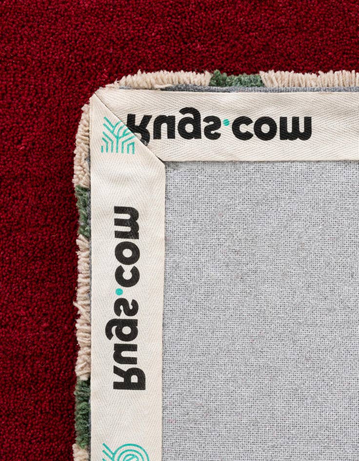 Detail image of  2' x 6' 1 Handtufted Wool Runner Rug