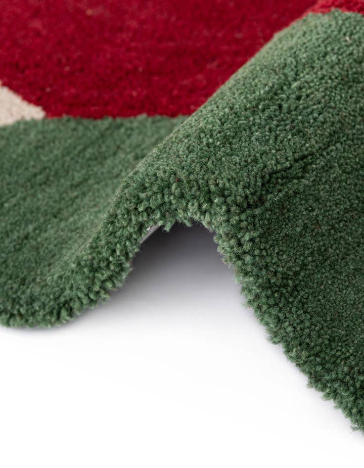 Detail image of  2' x 6' 1 Handtufted Wool Runner Rug