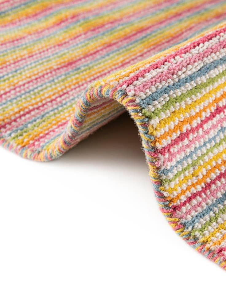 Detail image of  2' x 6' 1  Hand Woven Happy Rugs Happy Home Wool Runner