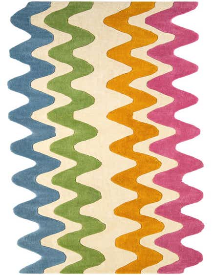 Primary image  2' 7 x 13' 1 Happy Rugs Wavy Wool Runner