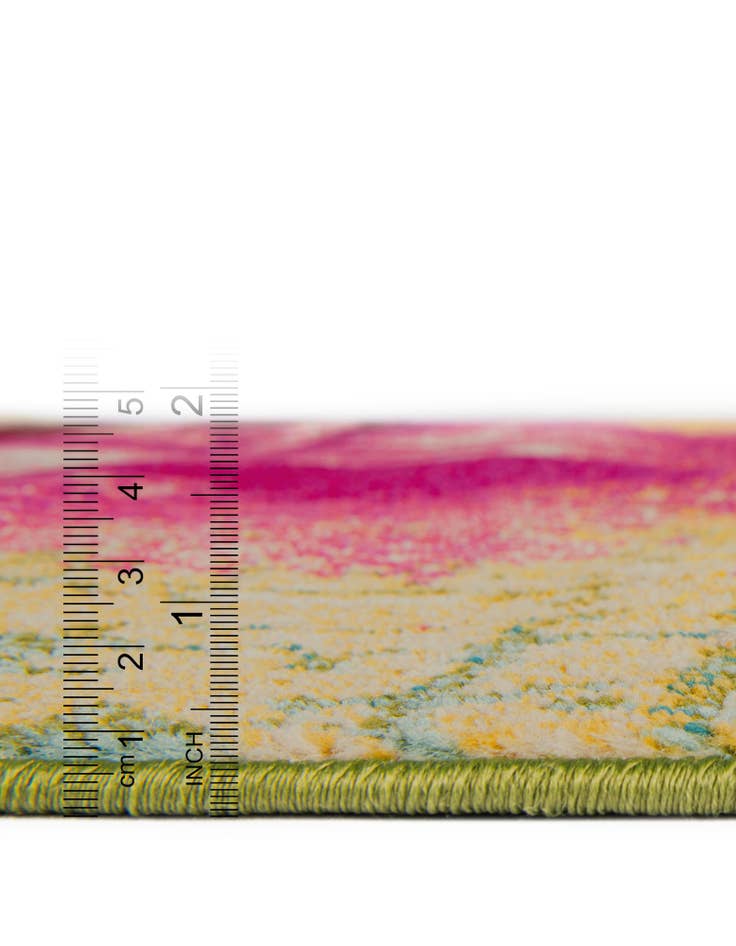 Detail image of  2' 2 x 6' 9  Washable Hyacinth Runner Rug