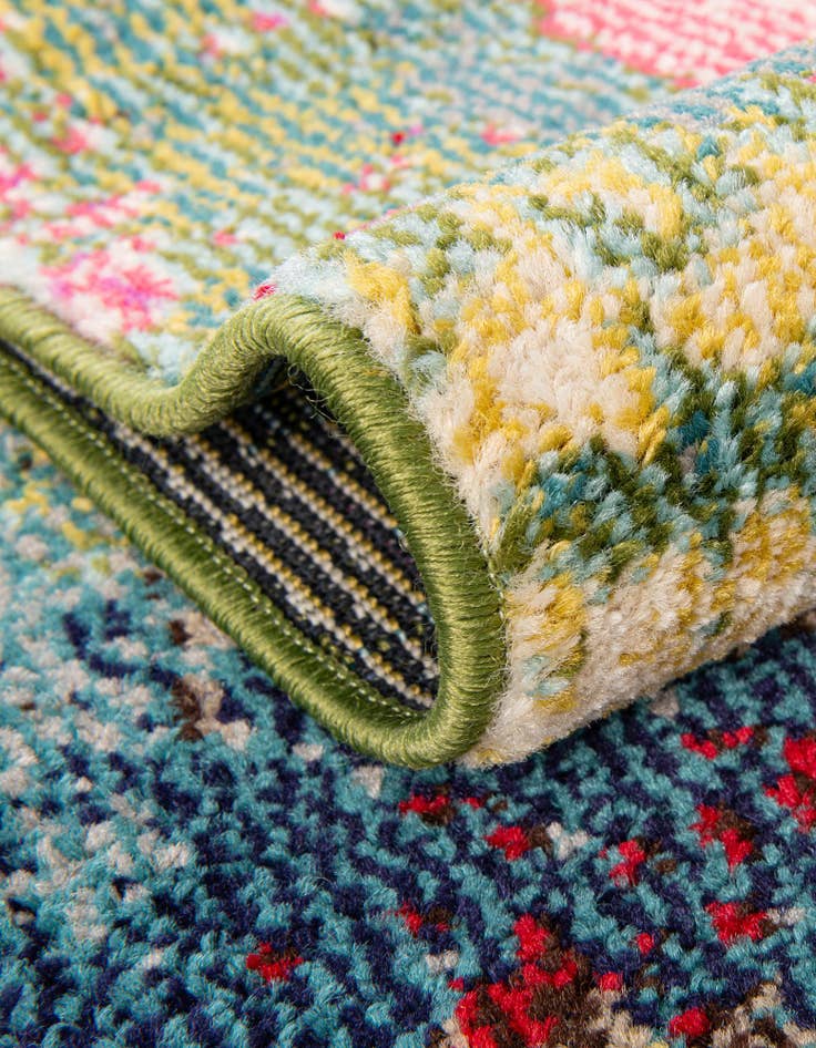 Detail image of  2' 2 x 6' 9  Washable Hyacinth Runner Rug