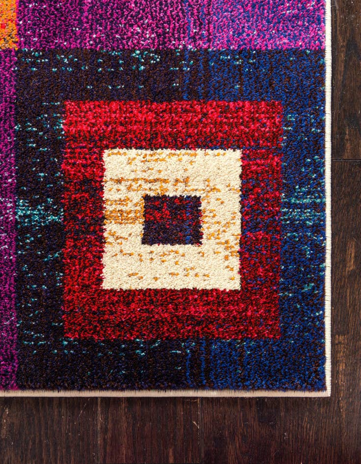 Detail image of  2' 7 x 10'  Washable Hyacinth Runner Rug