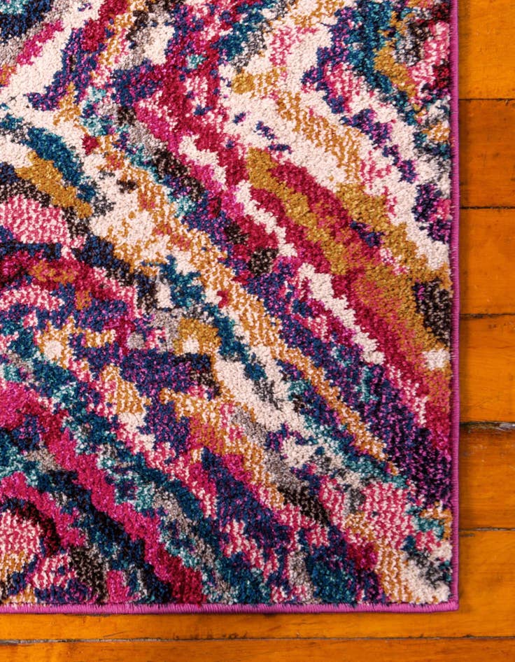 Detail image of  2' 7 x 10'  Washable Hyacinth Runner Rug