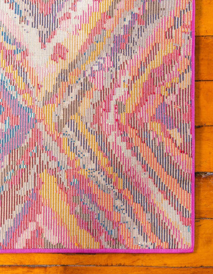 Detail image of  2' 7 x 10'  Washable Hyacinth Runner Rug