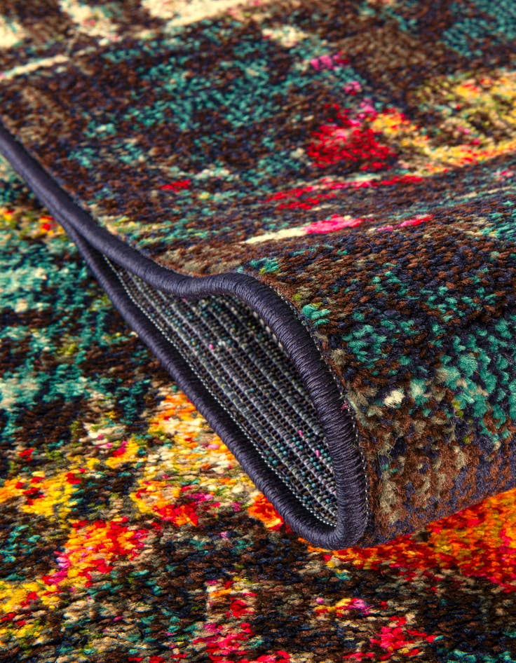 Detail image of  2' 2 x 6' 9  Washable Hyacinth Runner Rug