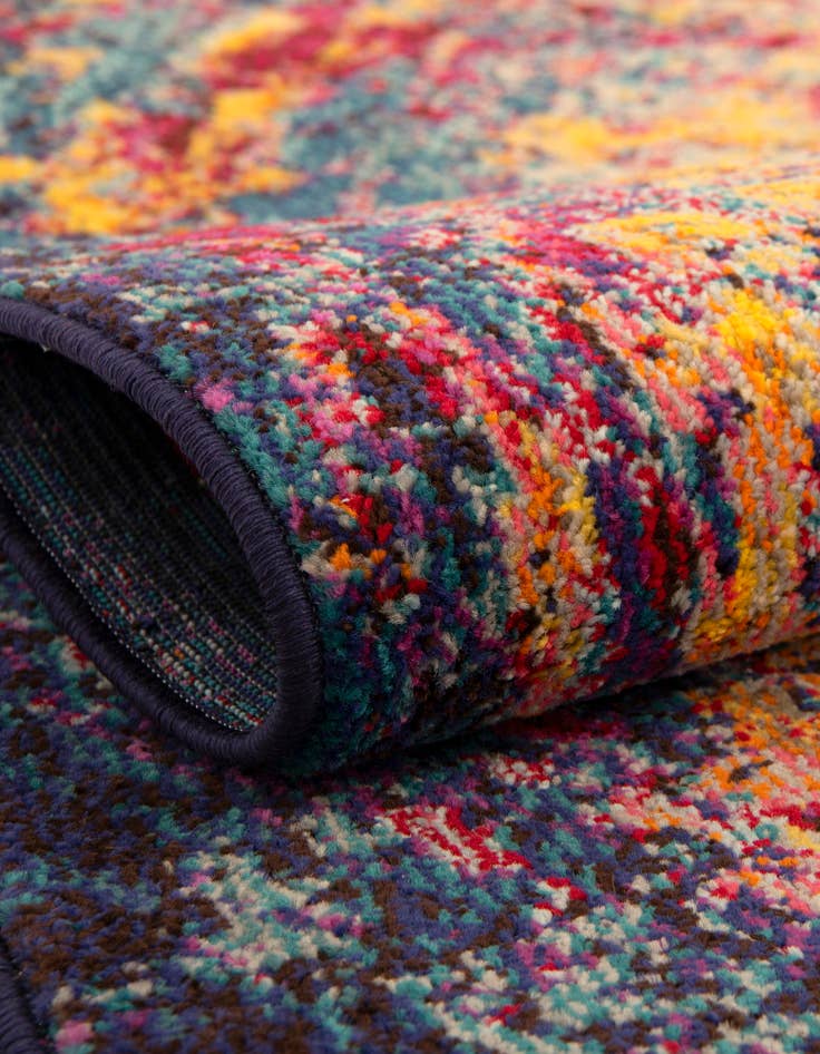 Detail image of  2' 2 x 6' 9  Washable Hyacinth Runner Rug