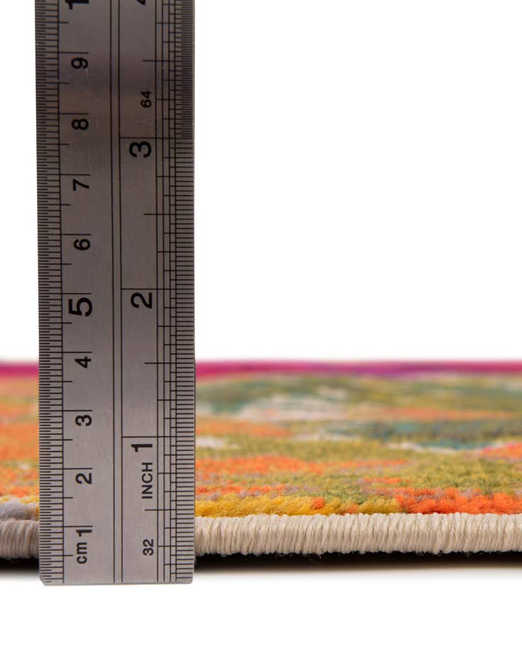 Detail image of  2' 8 x 10'  Washable Hyacinth Runner Rug