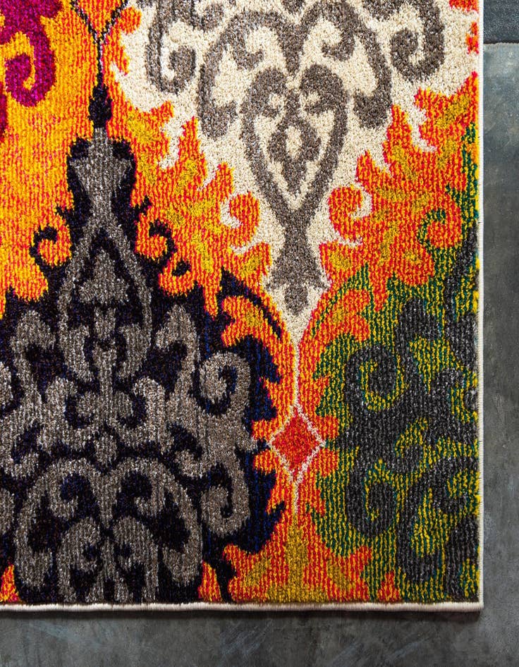 Detail image of  2' 7 x 10'  Washable Hyacinth Runner Rug