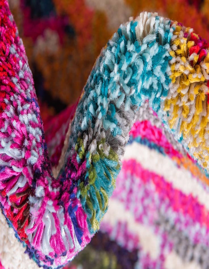 Detail image of  2' 7 x 10'  Washable Hyacinth Runner Rug