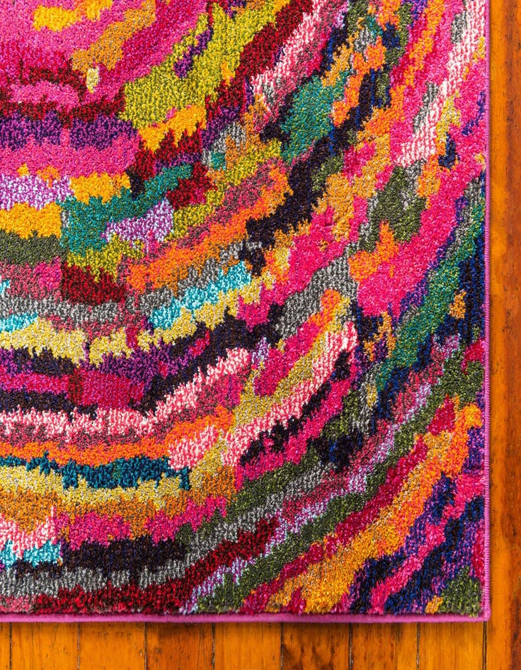 Detail image of  2' 7 x 10'  Washable Hyacinth Runner Rug