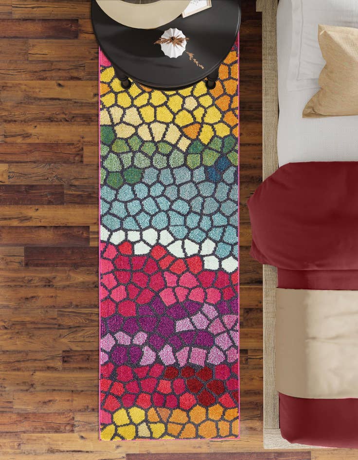 Detail image of  2' 2 x 6' 9  Washable Hyacinth Runner Rug