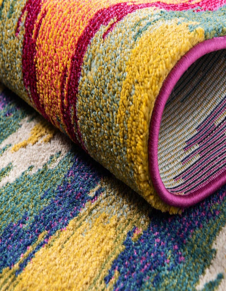 Detail image of  2' 7 x 10'  Washable Hyacinth Runner Rug