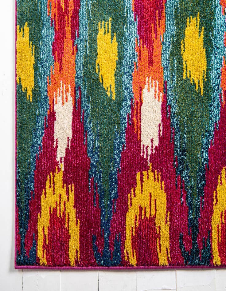 Detail image of  2' 7 x 10'  Washable Hyacinth Runner Rug
