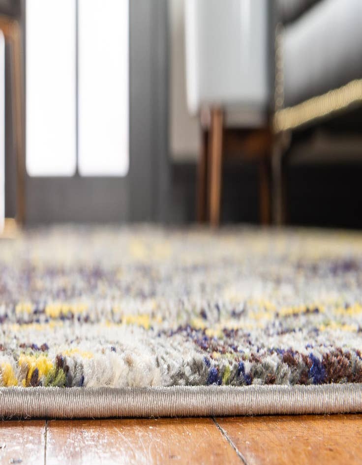 Detail image of  2' 2 x 6' 7  Washable Hyacinth Runner Rug