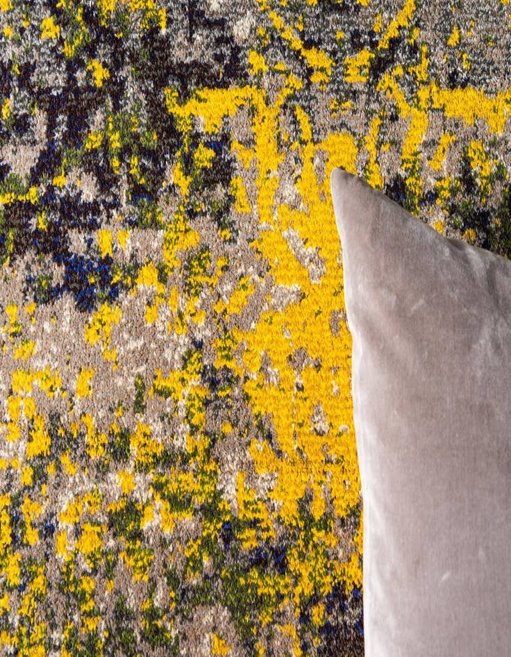 Detail image of  2' 2 x 6' 7  Washable Hyacinth Runner Rug