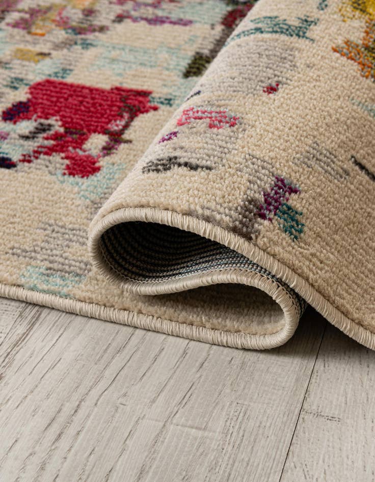 Detail image of  2' 7 x 10'  Washable Hyacinth Runner Rug