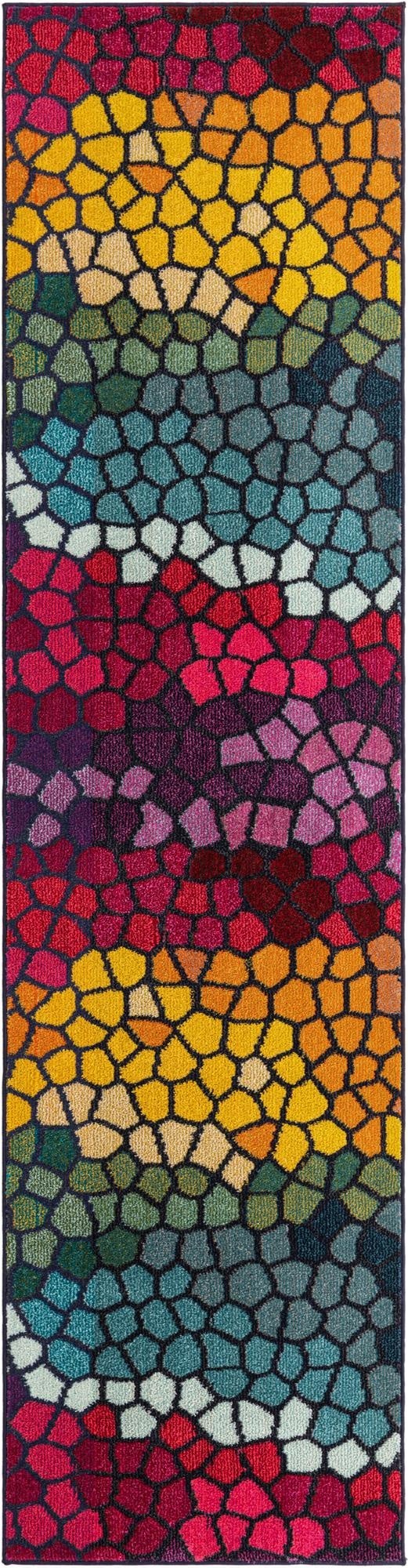  2' 7 x 10'  Washable Hyacinth Runner Rug