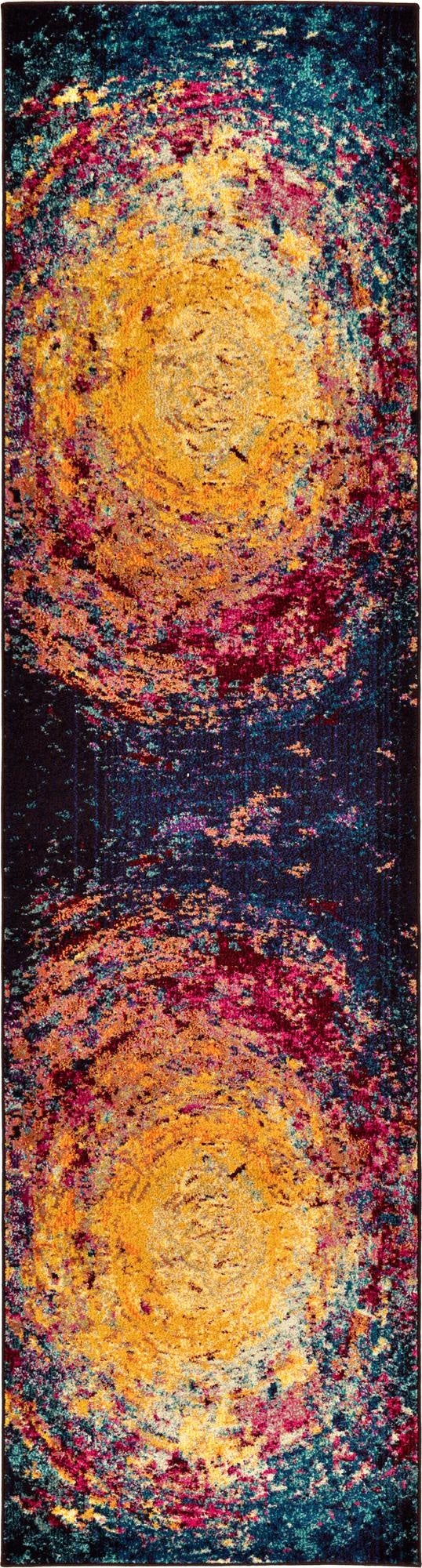  2' 7 x 10'  Washable Hyacinth Runner Rug