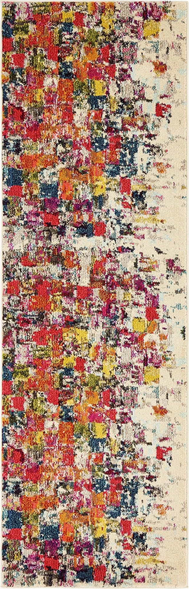  2' 2 x 6' 9  Washable Hyacinth Runner Rug