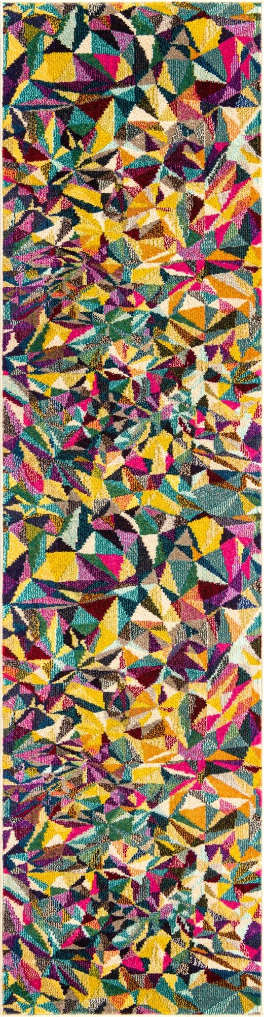  2' 7 x 10'  Washable Hyacinth Runner Rug