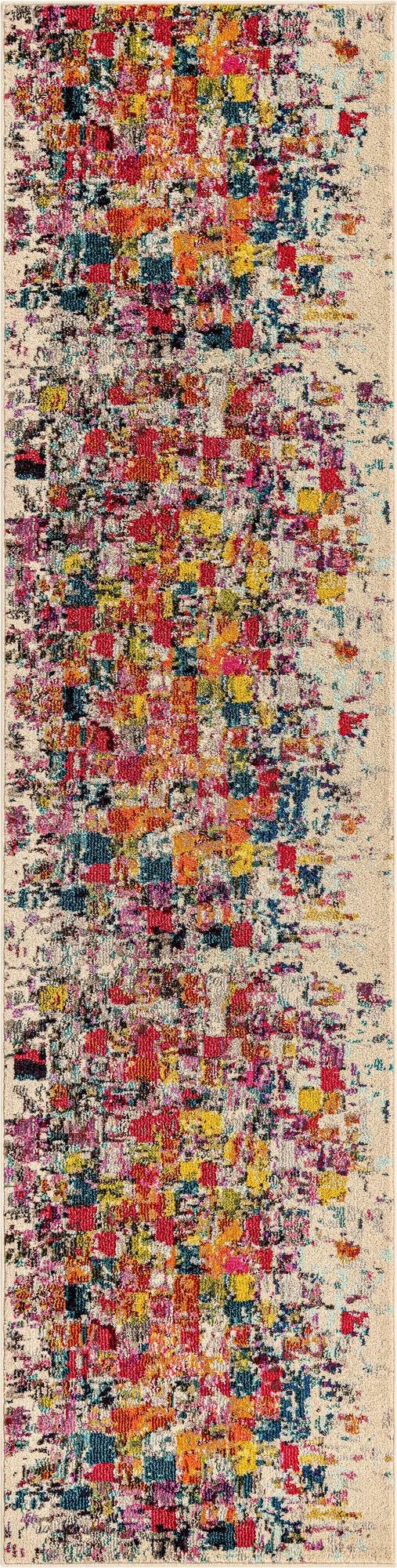  2' 7 x 10'  Washable Hyacinth Runner Rug