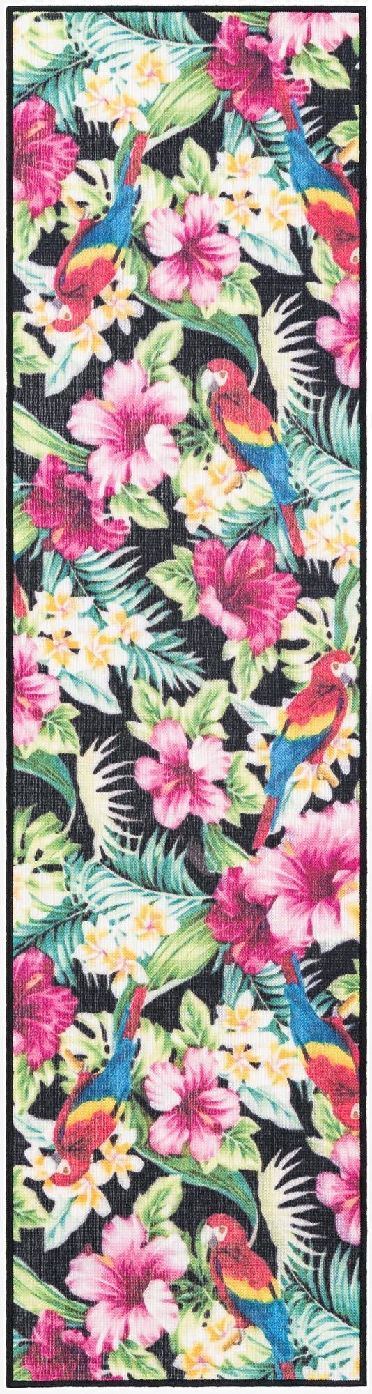  2' x 8'  Washable Jill Zarin Caribbean Indoor / Outdoor Runner Rug