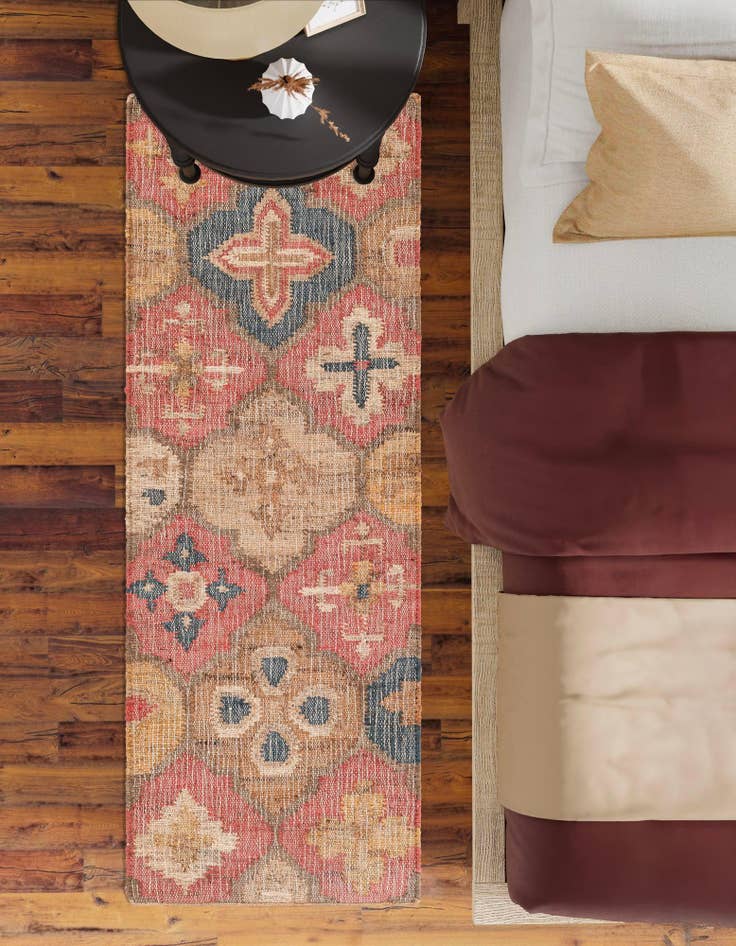 Detail image of  2' 7 x 10'  Hand Woven Kala Handwoven Jute Runner Rug