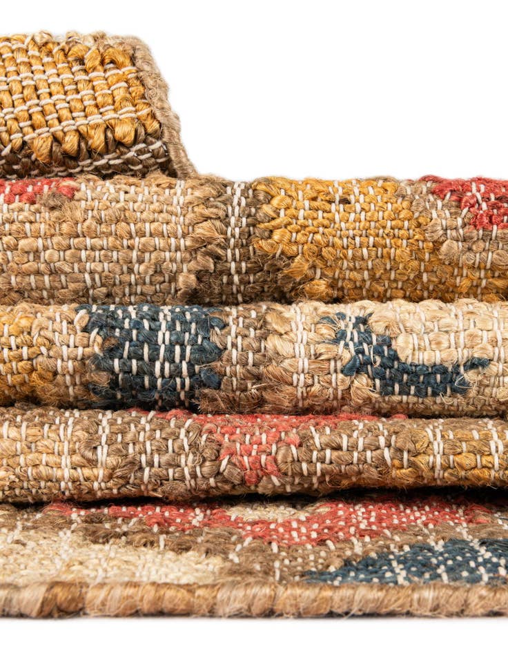 Detail image of  2' 7 x 10'  Hand Woven Kala Handwoven Jute Runner Rug